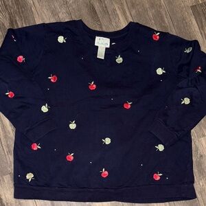 Vintage The Quacker factory apple sweatshirt - size 1 X